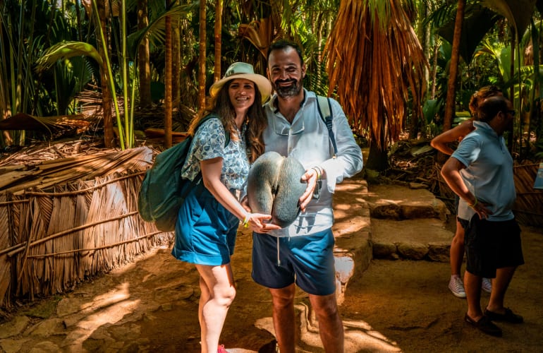 Guided Tour of Praslin and La Digue from Mahé, Seychelles