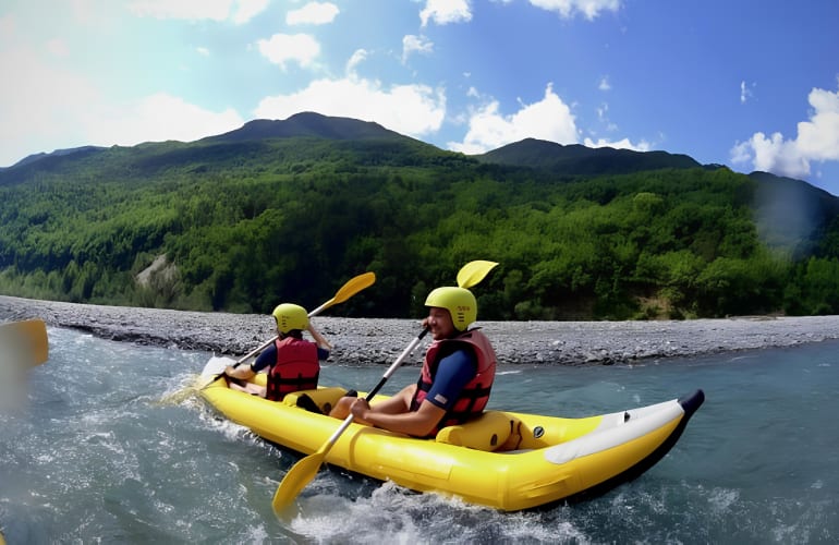 Location de canoë kayak sur le Var au départ de Villars-sur-Var, près de Nice