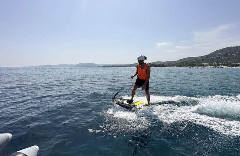 Jet Surfing from Palombaggia Beach, Porto-Vecchio