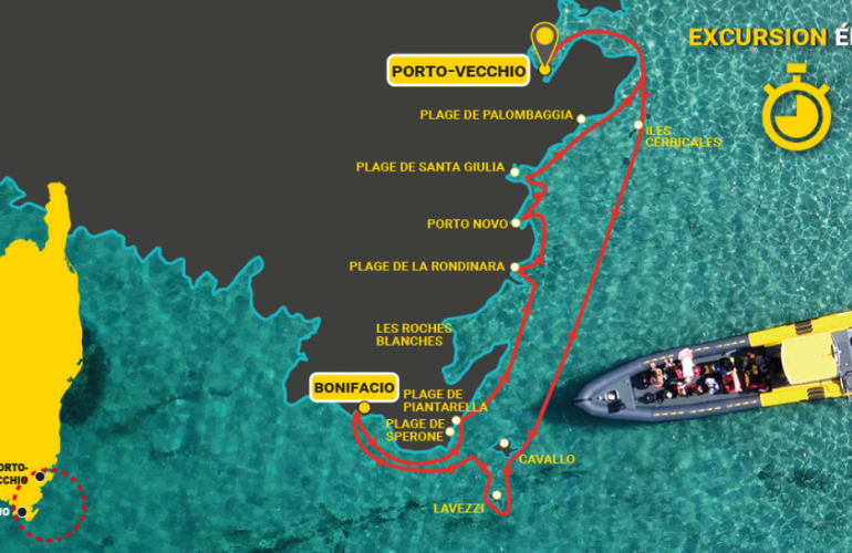 Ganztägiger Bootsausflug ab Porto-Vecchio, Südkorsika