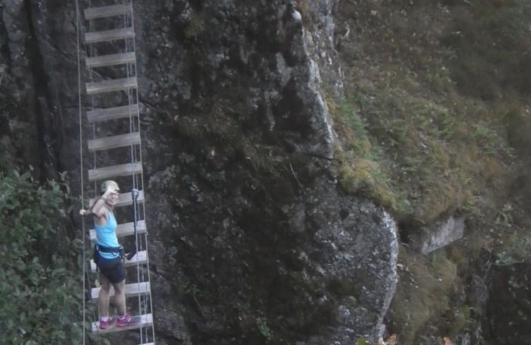 Via ferrata de Truyère dans l'Aubrac