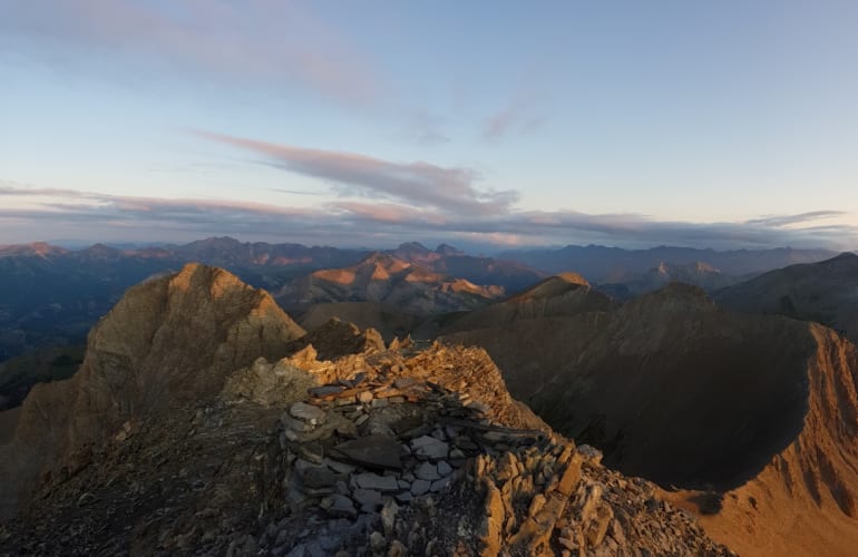 Privatised Air Hiking on the summits of the Mercantour from Allos