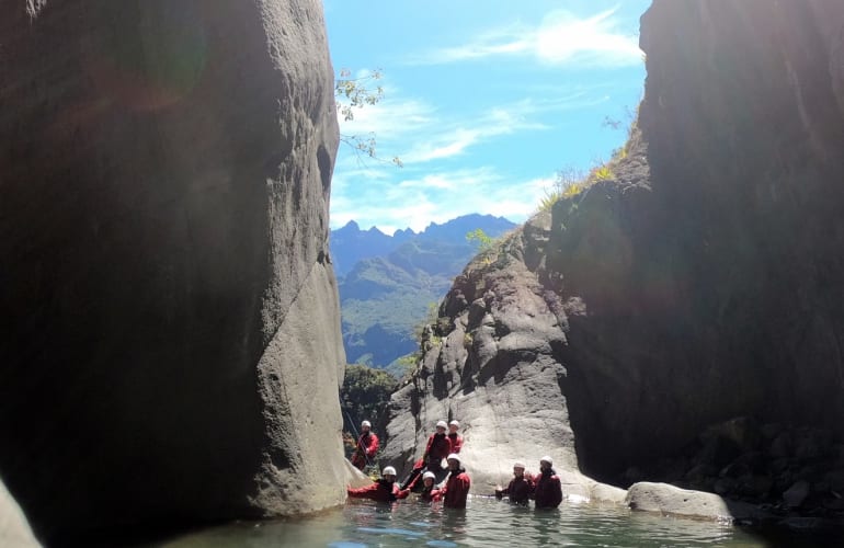 Canyon of Fleurs Jaunes in Cirque de Cilaos, Reunion Island
