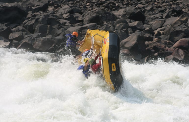 White Water Rafting in Victoria Falls