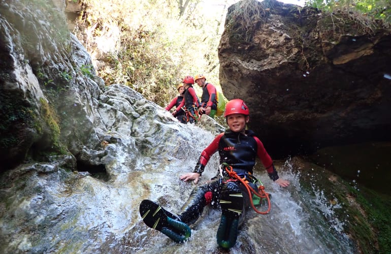 Canyoning au canyon du Versoud, près de Grenoble
