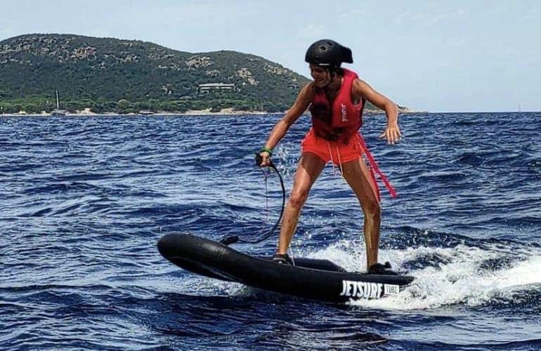 Jet Surfing from Palombaggia Beach, Porto-Vecchio