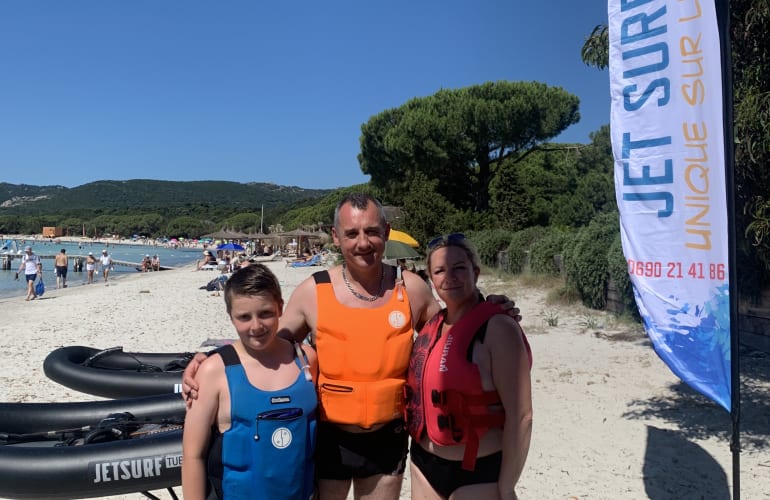 Jet Surfing from Palombaggia Beach, Porto-Vecchio