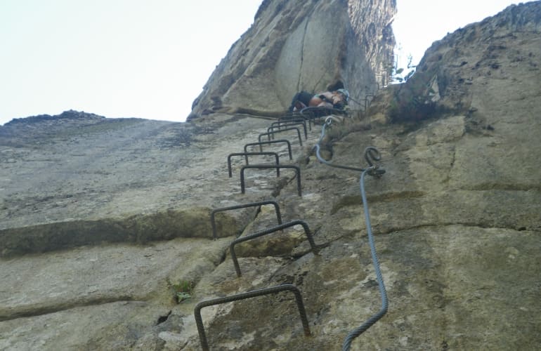 Via ferrata of Truyère on the Aubrac