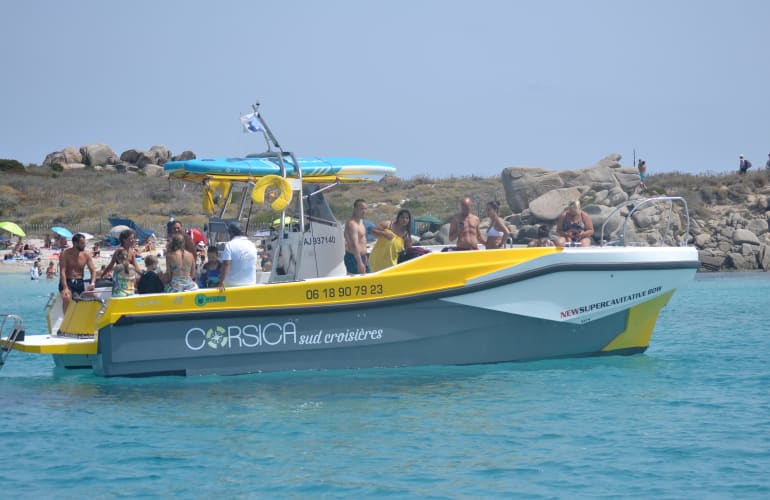 Full day boat trip from Porto-Vecchio, South Corsica