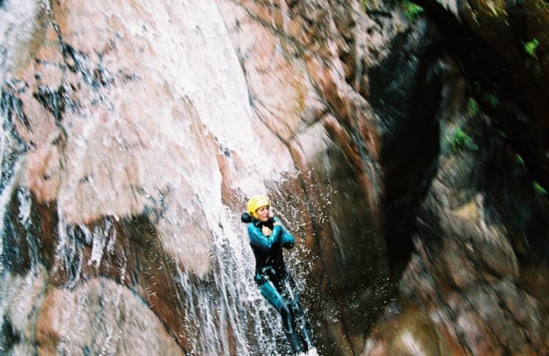 Initiation Canyon of Pulischellu in Bavella, Corsica