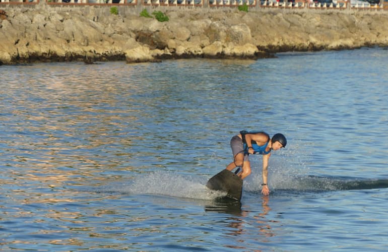 Jet Surfing from Palombaggia Beach, Porto-Vecchio