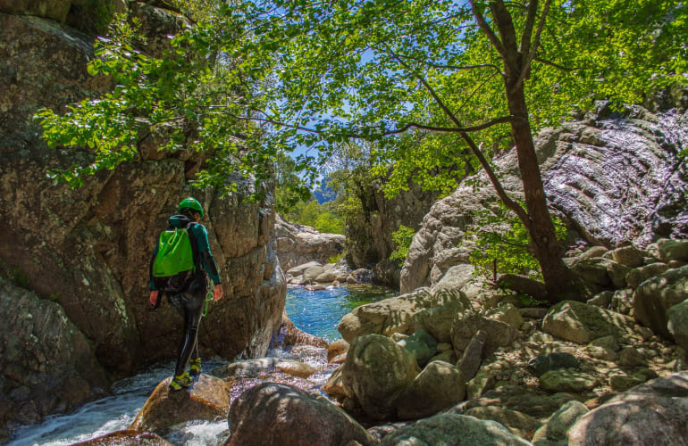 Einweihungsschlucht von Pulischellu in Bavella, Korsika