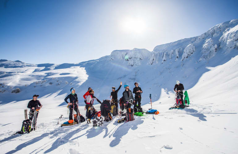 Randonnée raquettes à neige autour du Lioran, Massif du Cantal