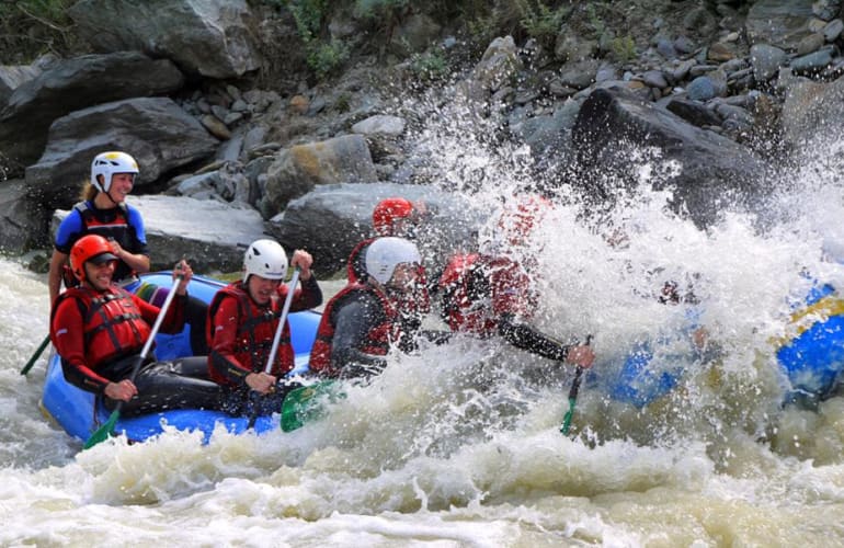 Rafting on the Rhône in Sierre