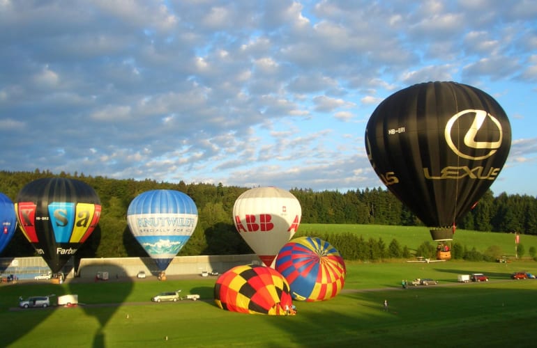 Hot Air Balloon Flight over Zurich