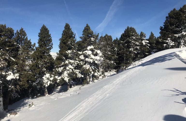 Snowshoeing in Les Angles, Pyrénées-Orientales