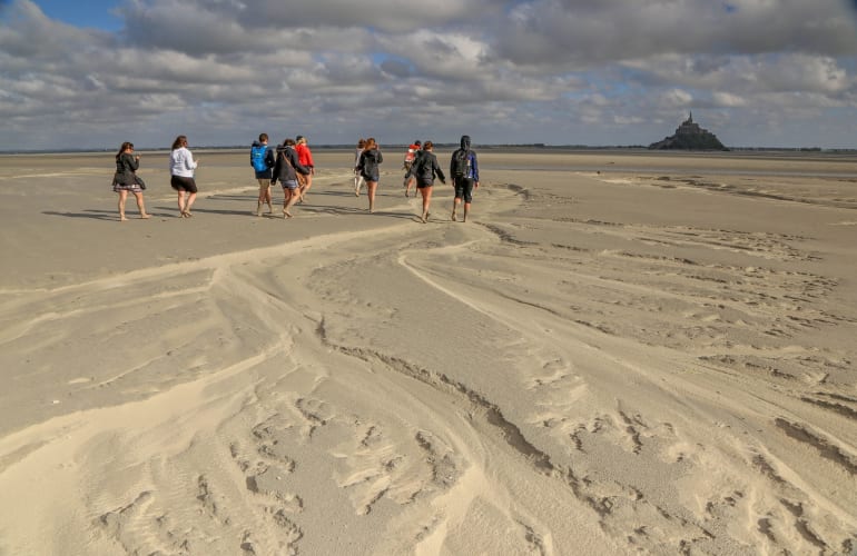 Geführter Spaziergang in der Bucht von Mont-Saint-Michel