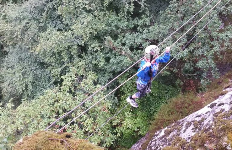 Via ferrata de Truyère dans l'Aubrac