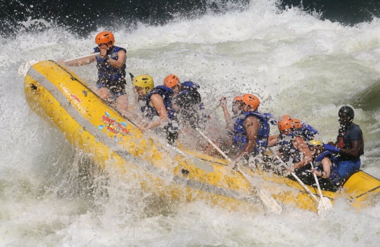 White water rafting trips in Victoria Falls
