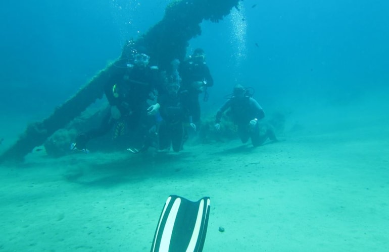 First scuba dive in Alexandroupoli
