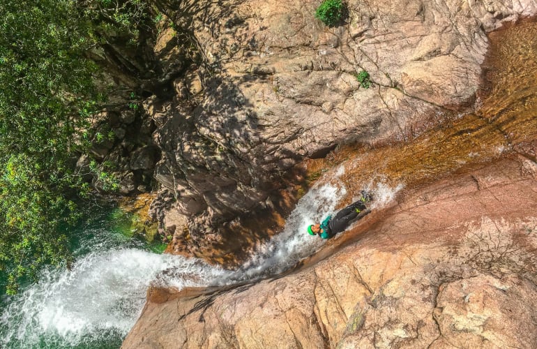 Initiation Canyon of Pulischellu in Bavella, Corsica