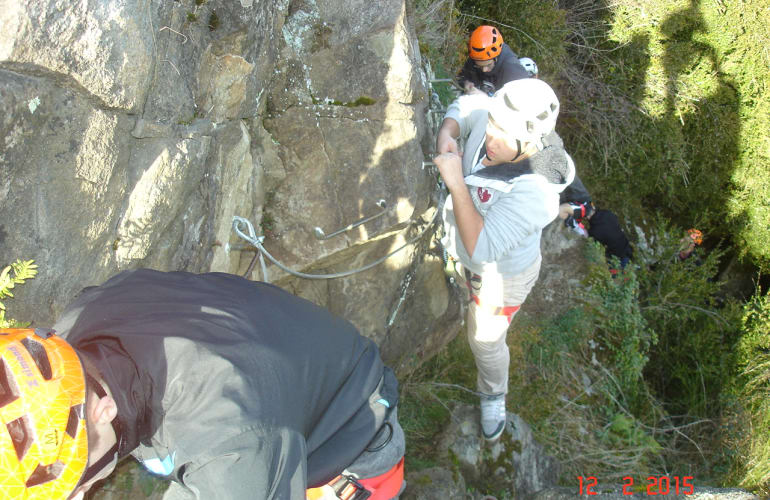 Via ferrata de Truyère dans l'Aubrac