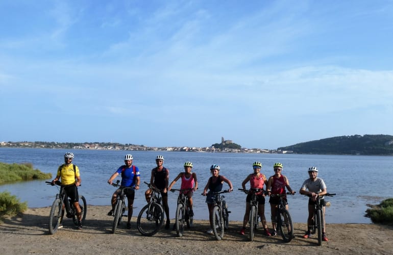 Excursion en VTT électrique au massif de la Clape depuis Gruissan, près de Narbonne