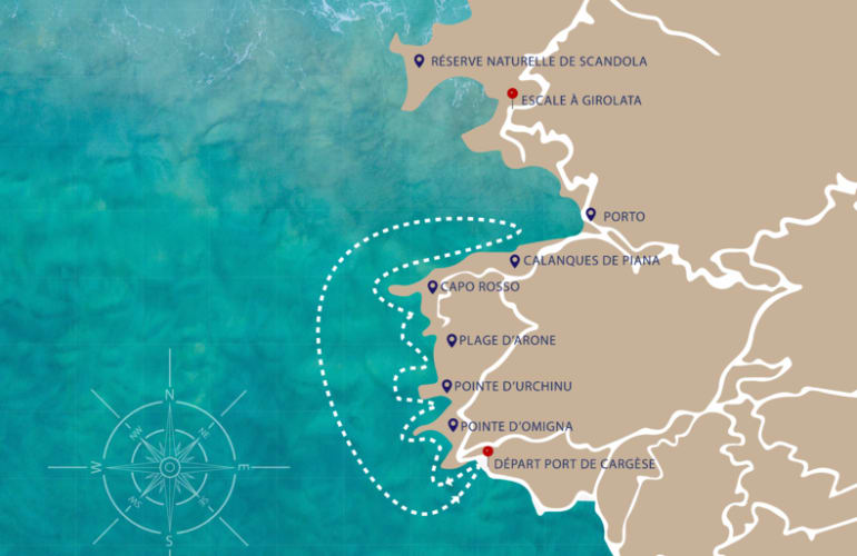 Ausflug zu den Calanques von Piana ab Cargèse