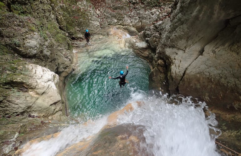 Versoud canyon in Grenoble