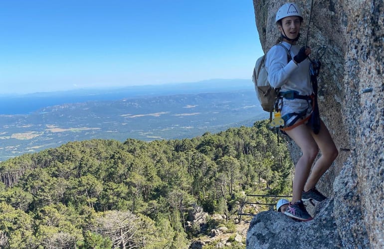 Via ferrata de l'Ospédale près de Porto-Vecchio, Corse