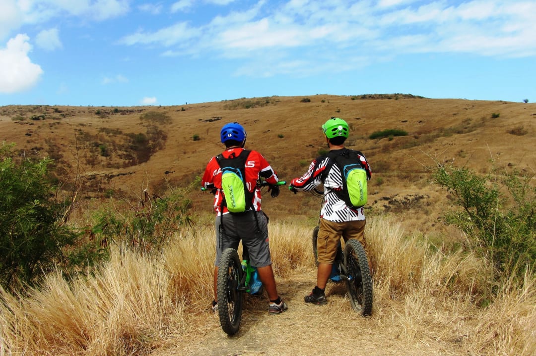 Randonnée en trottinette électrique sur le Piton de la Fournaise
