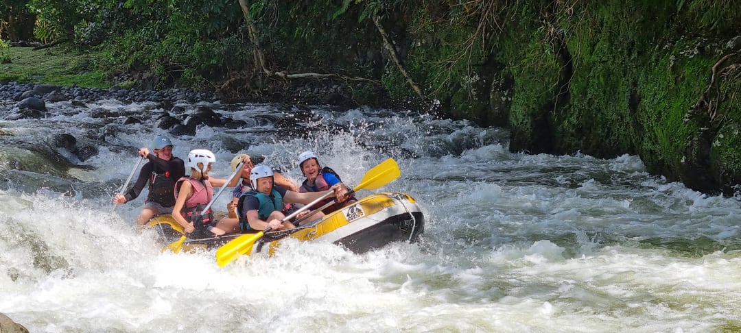 Descente en rafting sur la rivière des Marsouins (La Réunion)
