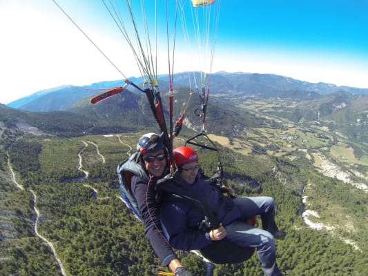 parapente dans les gorges du verdon