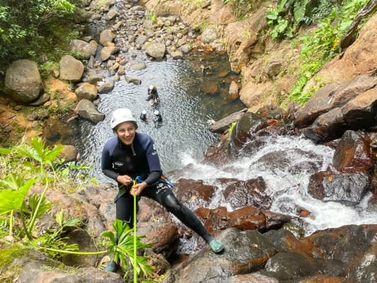 Canyoning in Guadeloupe