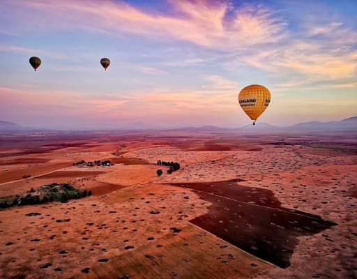 Hot air ballooning in Morocco