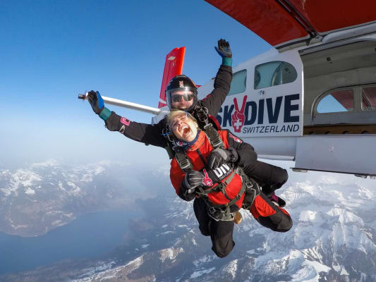 Skydiving in Interlaken