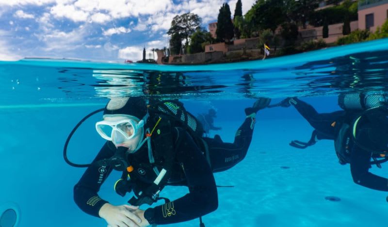Descubrimiento de buceo en Funchal, Madeira