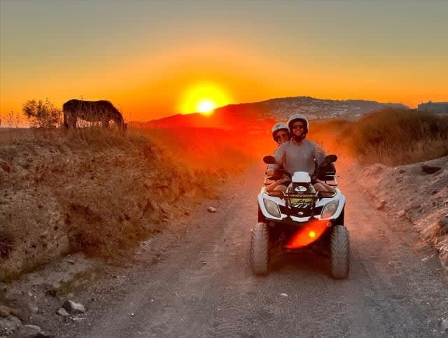 Excursión en quad al atardecer