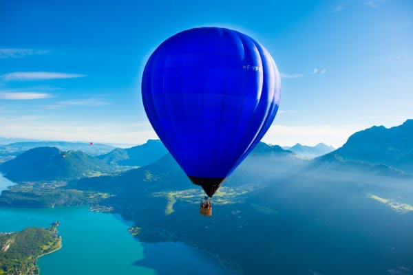 Hot air balloon Annecy France