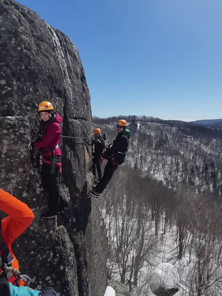 Klettersteig auf dem Katharinenberg 