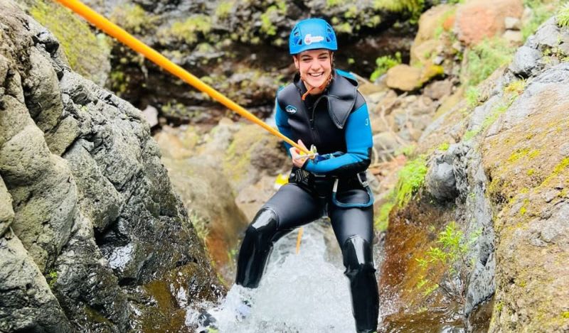 Expérience de canyoning de niveau II à Madère