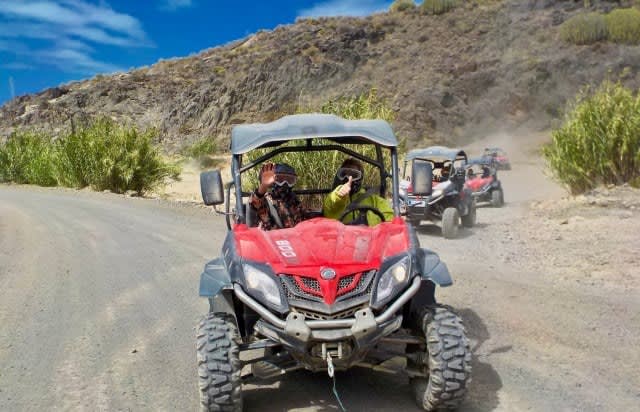 Buggy on dirt road