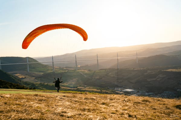 paragliding Millau