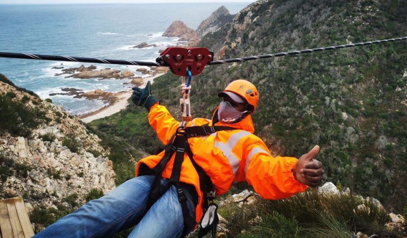Monster Size Ziplines Tour in Knysna