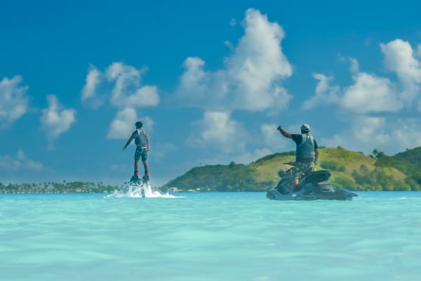 Flyboarding in Bora Bora 