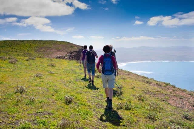 People hiking