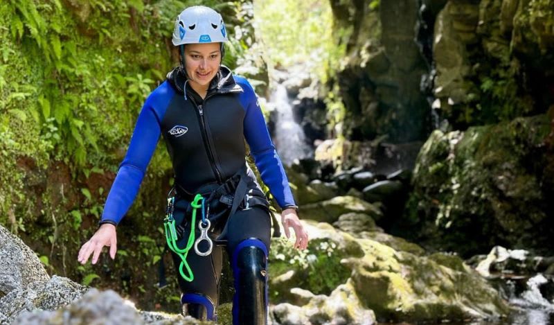 Excursion intermédiaire de canyoning à Madère