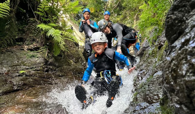 Canyoning experience in Madeira: Green Canyon in the Hidden Valley