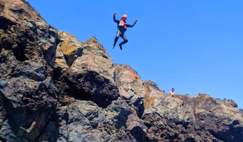 Coasteering Excursion in Rocha de Baixo, Madeira