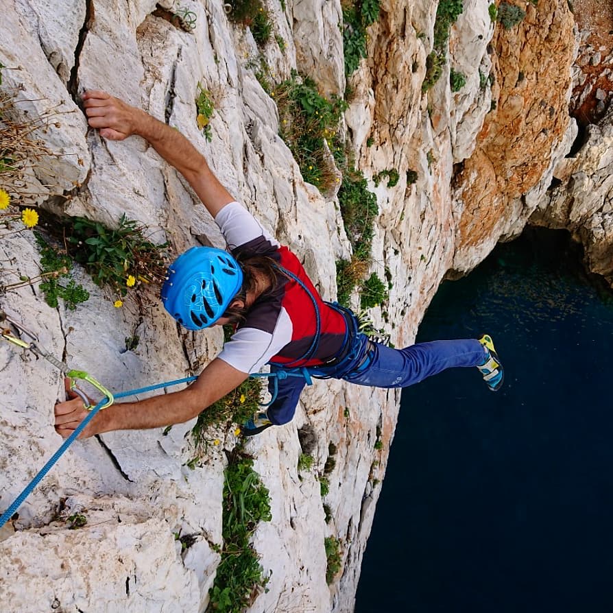 Via Ferrata Pan di Zucchero près d'Iglesias, Sardaigne